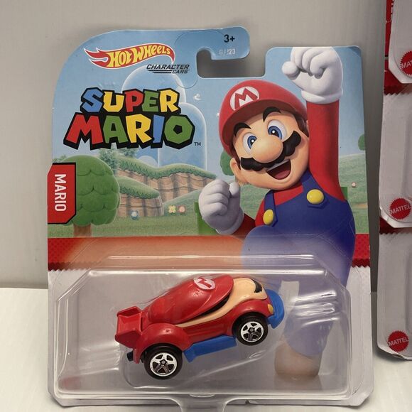 Hot Wheels Nintendo Super Mario Character Cars Full Complete Set of 6 Brand New - Picture 4 of 14